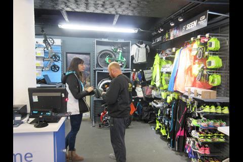 Decathlon's pop-up is located in Old Street Tube station